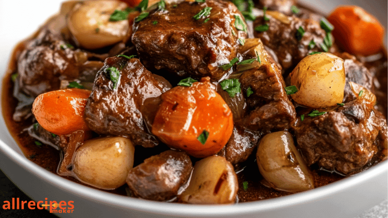 Beef Bourguignon Without Burgundy Wine